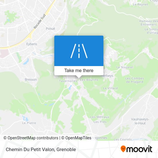 Chemin Du Petit Valon map