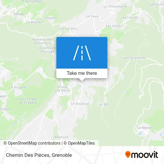 Chemin Des Pièces map