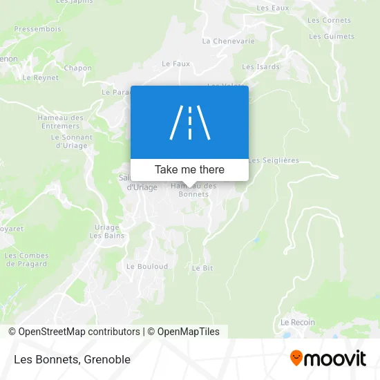 Les Bonnets map