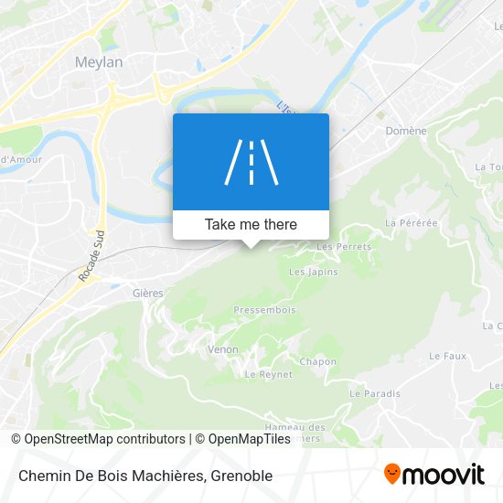 Chemin De Bois Machières map