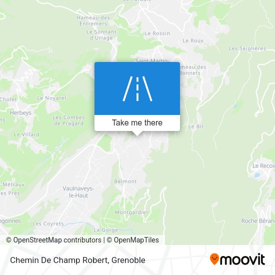 Chemin De Champ Robert map