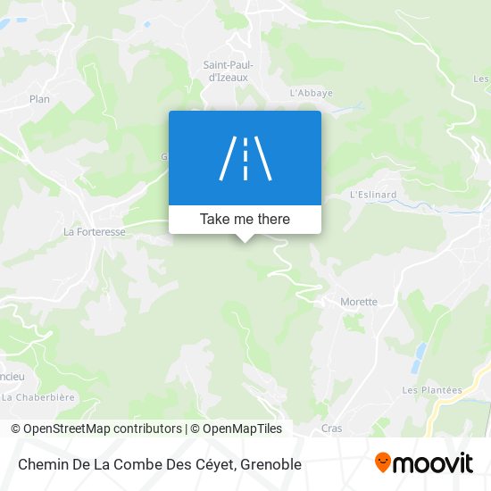 Chemin De La Combe Des Céyet map