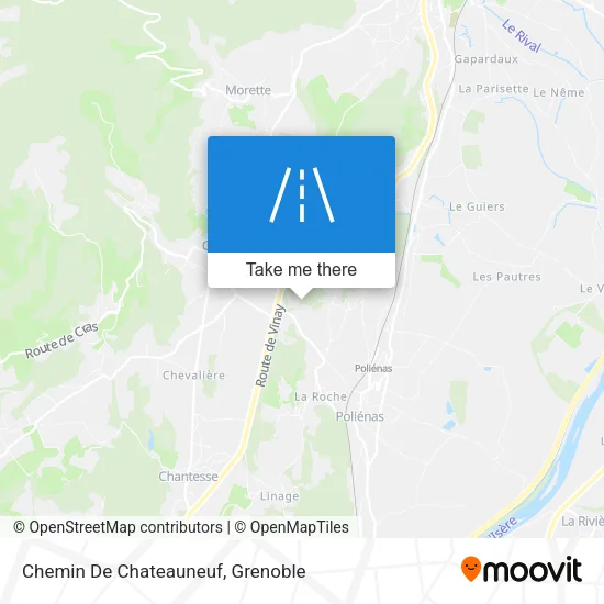 Chemin De Chateauneuf map