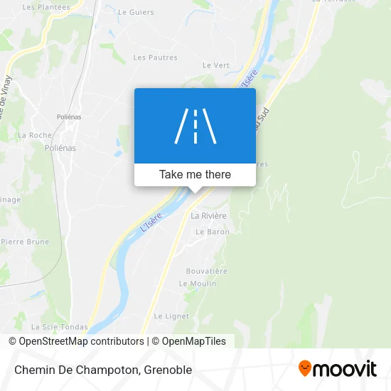 Chemin De Champoton map