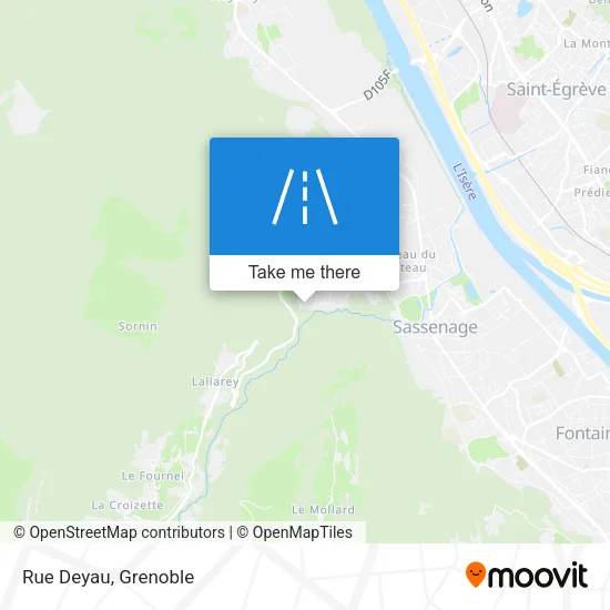 Rue Deyau map