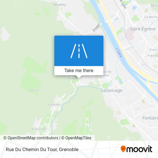 Rue Du Chemin Du Tour map