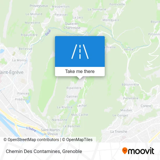 Chemin Des Contamines map