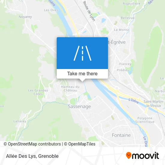Allée Des Lys map