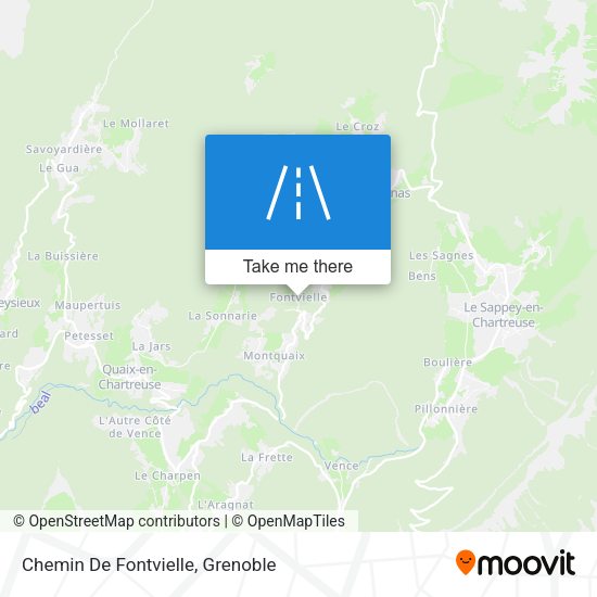 Chemin De Fontvielle map