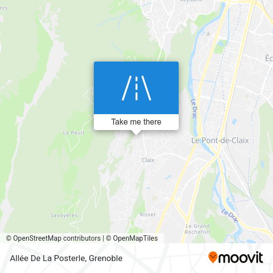 Allée De La Posterle map