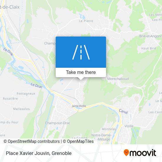 Place Xavier Jouvin map