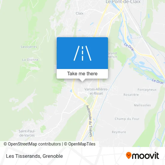 Les Tisserands map
