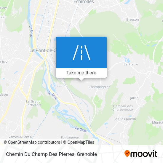 Chemin Du Champ Des Pierres map