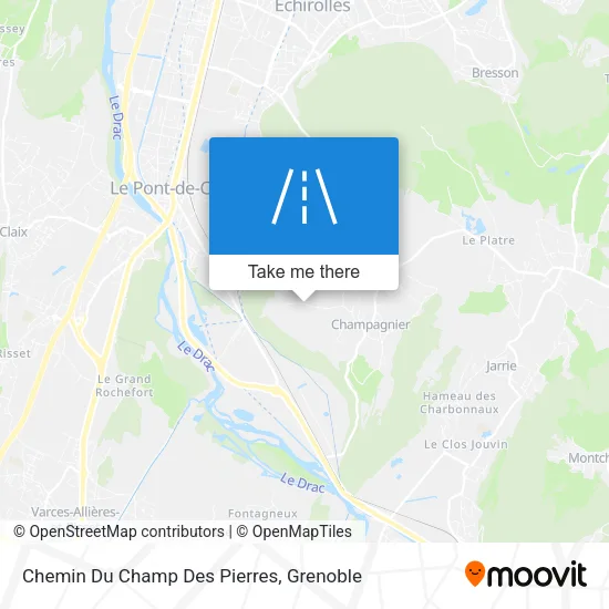 Chemin Du Champ Des Pierres map