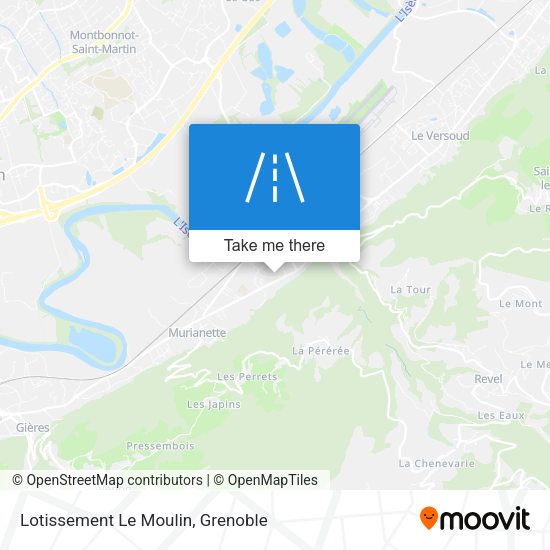 Lotissement Le Moulin map