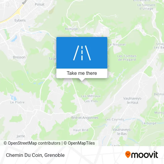 Chemin Du Coin map