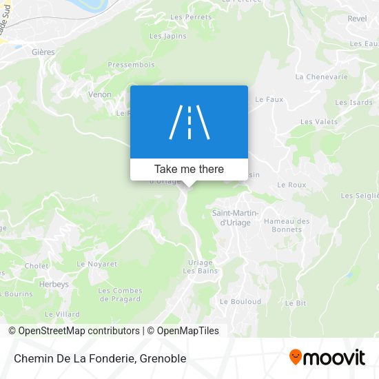 Chemin De La Fonderie map