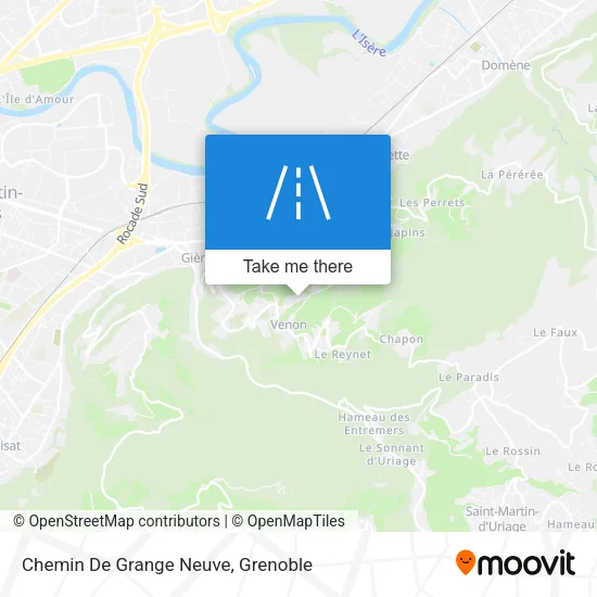 Chemin De Grange Neuve map