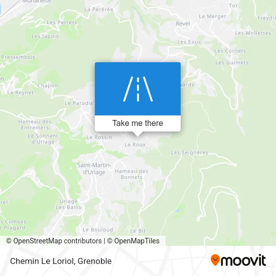 Chemin Le Loriol map
