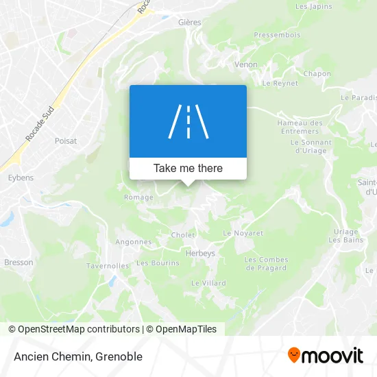 Ancien Chemin map