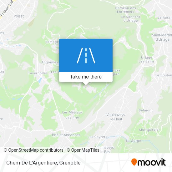 Chem De L'Argentière map