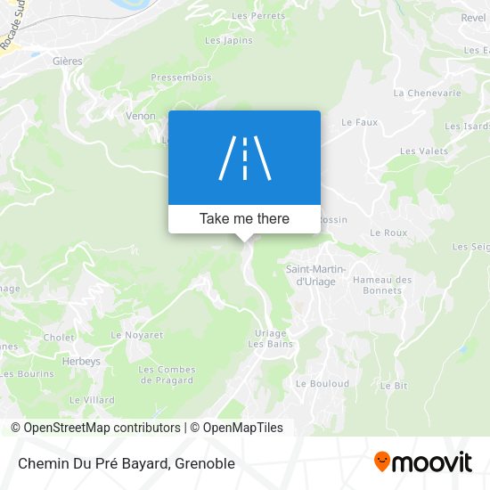 Chemin Du Pré Bayard map
