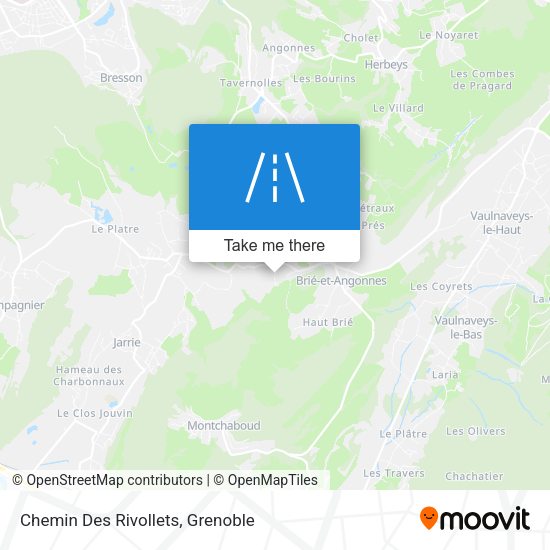Chemin Des Rivollets map