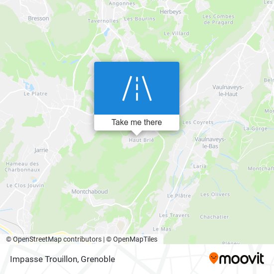 Impasse Trouillon map