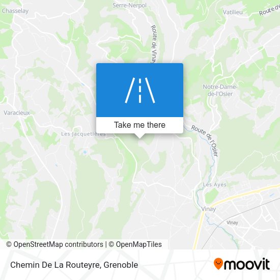 Chemin De La Routeyre map