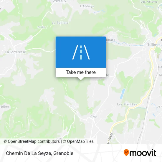 Chemin De La Seyze map