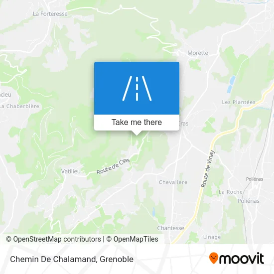 Chemin De Chalamand map