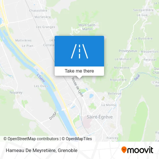 Hameau De Meyretière map