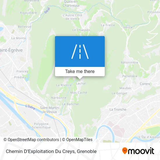 Chemin D'Exploitation Du Creys map
