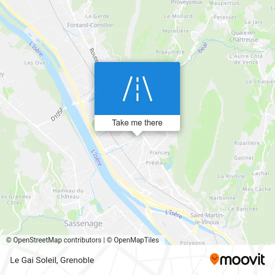 Le Gai Soleil map