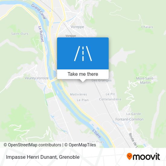 Impasse Henri Dunant map