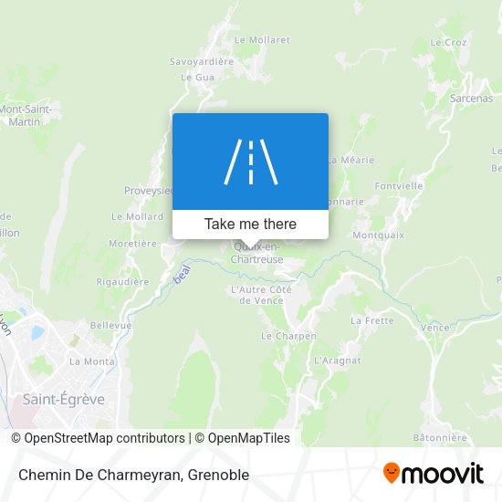Chemin De Charmeyran map