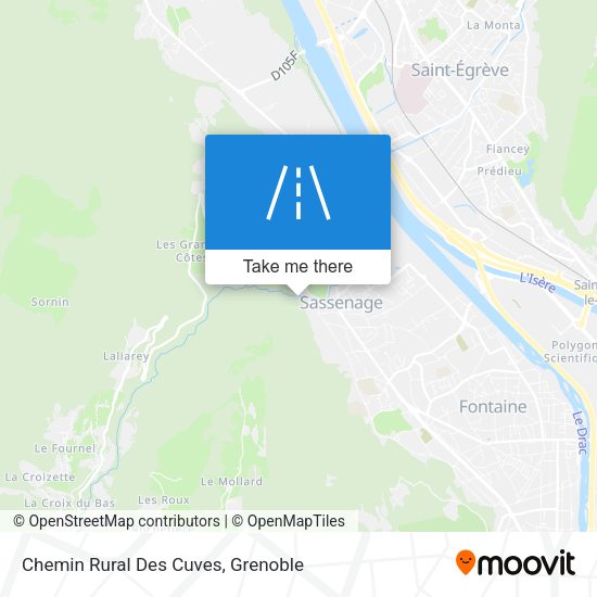 Chemin Rural Des Cuves map