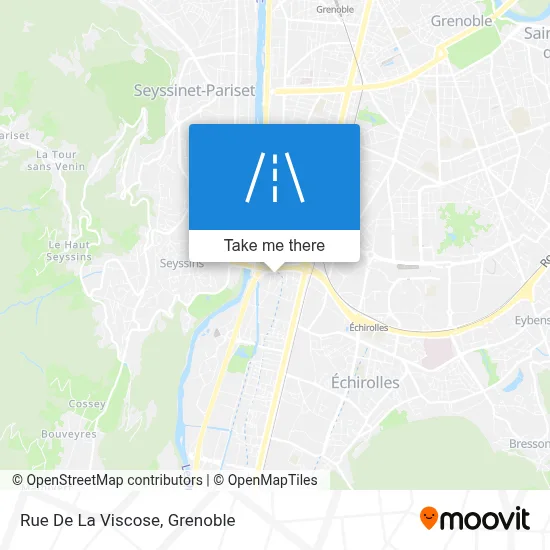 Rue De La Viscose map