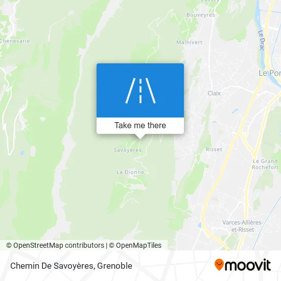 Chemin De Savoyères map