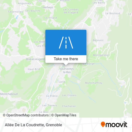 Allée De La Coudrette map