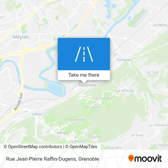 Rue Jean-Pierre Raffin-Dugens map