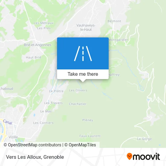 Vers Les Alloux map
