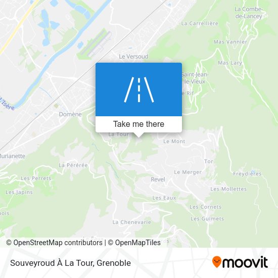 Souveyroud À La Tour map