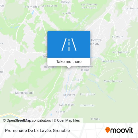 Promenade De La Lavée map
