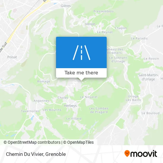 Chemin Du Vivier map