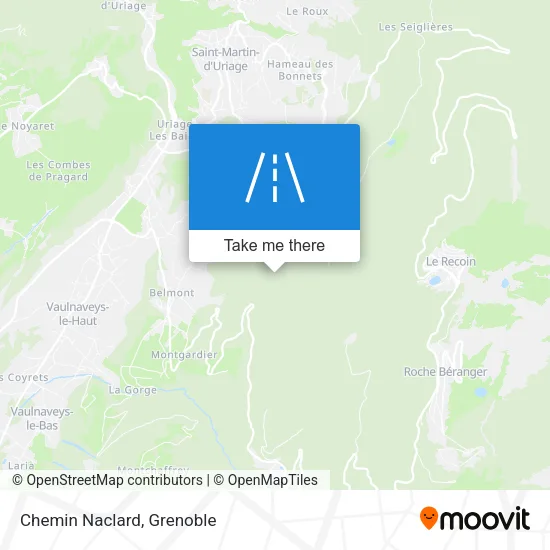Chemin Naclard map