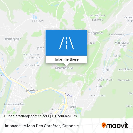 Impasse Le Mas Des Carrières map