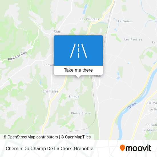 Chemin Du Champ De La Croix map