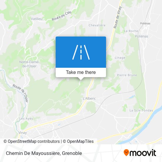 Chemin De Mayoussière map