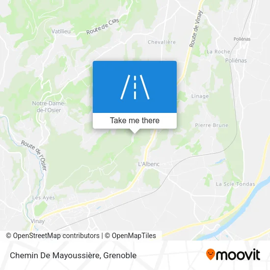Chemin De Mayoussière map